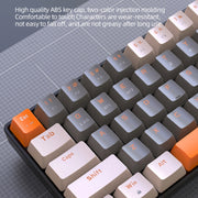 ZIYOU LANG K68 68 Keys Bluetooth Wireless Dual Model Mechanical Keyboard, Style: Green Shaft Version (Gray)