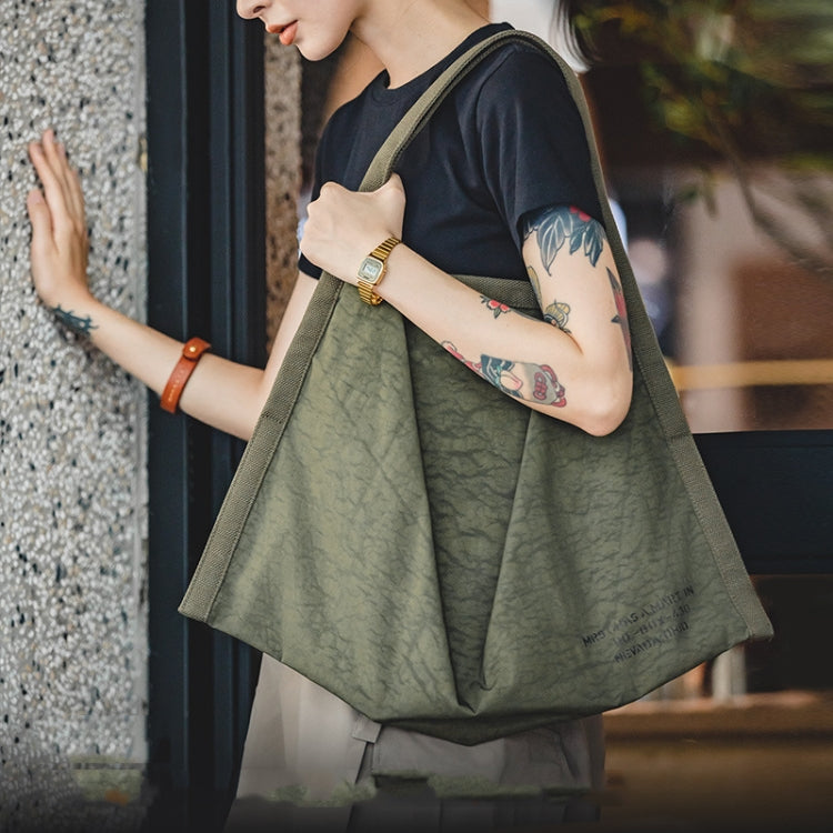 Maden YS2202809 Leisure Nylon Cloth Large Capacity Waterproof Handbag(Army Green) - free shipping - PMC Jewellery - Order now!