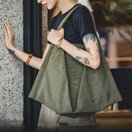 Maden YS2202809 Leisure Nylon Cloth Large Capacity Waterproof Handbag(Army Green) - free shipping - PMC Jewellery - Order now!