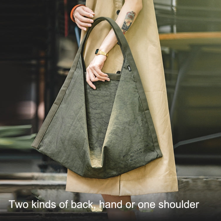 Maden YS2202809 Leisure Nylon Cloth Large Capacity Waterproof Handbag(Army Green) - free shipping - PMC Jewellery - Order now!