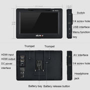 VILTROX DC-70II 7 Inch 4K HD Camera Director Monitor Film Camera Video Monitor