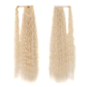 MST8568 Invisible Adhesive Bandage Wigs Corn Perm Long Ponytail Wigs(60)