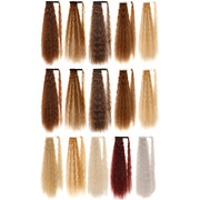MST8568 Invisible Adhesive Bandage Wigs Corn Perm Long Ponytail Wigs(60)