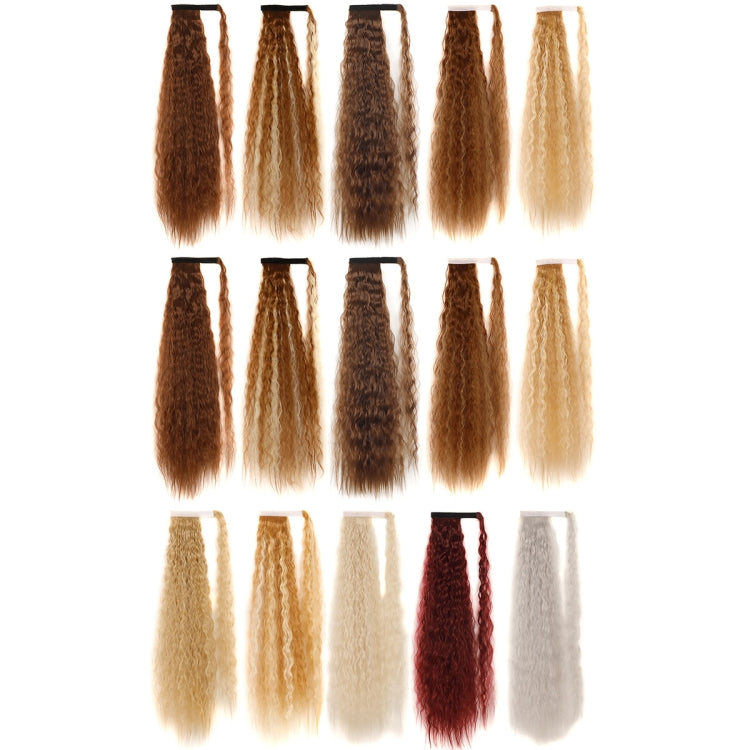 MST8568 Invisible Adhesive Bandage Wigs Corn Perm Long Ponytail Wigs(60)