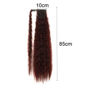 MST8568 Invisible Adhesive Bandage Wigs Corn Perm Long Ponytail Wigs(60)