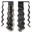 MST08 Adhesive Tie-On Wigs Ponytail Fluffy Long Curly Wigs High-Ponytail(1BH613) - free shipping - PMC TechLife - Order now!