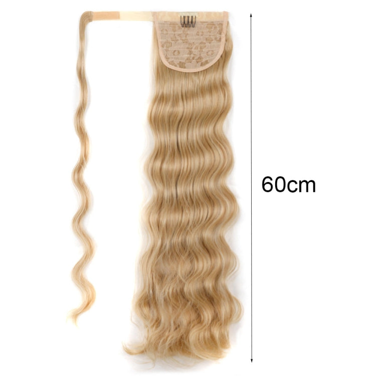 MST08 Adhesive Tie-On Wigs Ponytail Fluffy Long Curly Wigs High-Ponytail(27H613) - free shipping - PMC TechLife - Order now!