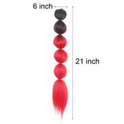 DLMW01 Bubble Shape Shaggy Wig Ponytail Drawstring Long Ponytail Wigs, Spec: 4