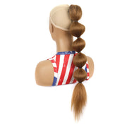 DLMW01 Bubble Shape Shaggy Wig Ponytail Drawstring Long Ponytail Wigs, Spec: 27