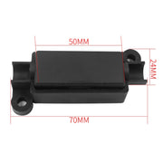 10pcs 100A Small Fork Bolt Fuse Block Car Air Conditioning All The Way Fuse Box Fuse Holder(Black)