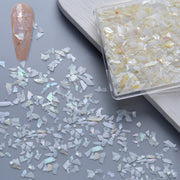 Nail Art Decoration Seashell Fragment Nail Decoration, Style: 05 White