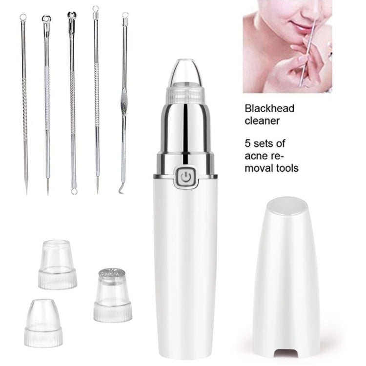 HD-3138 Electric Pore Cleaning Instrument Hot Compress To Export Acne Removing Blackhead Beauty Instrument(White) - free shipping - PMC Jewellery - Order now!