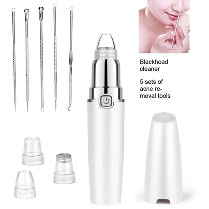 HD-3138 Electric Pore Cleaning Instrument Hot Compress To Export Acne Removing Blackhead Beauty Instrument(White) - free shipping - PMC Jewellery - Order now!