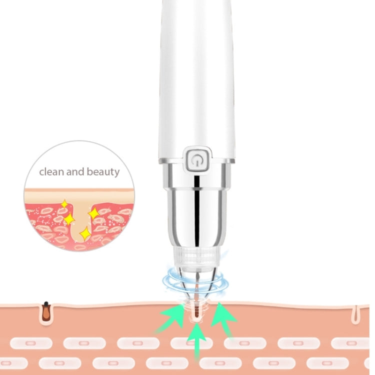 HD-3138 Electric Pore Cleaning Instrument Hot Compress To Export Acne Removing Blackhead Beauty Instrument(White) - free shipping - PMC Jewellery - Order now!