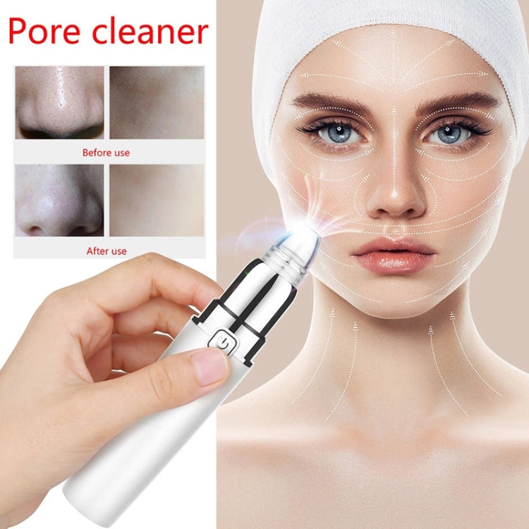 HD-3138 Electric Pore Cleaning Instrument Hot Compress To Export Acne Removing Blackhead Beauty Instrument(White) - free shipping - PMC Jewellery - Order now!