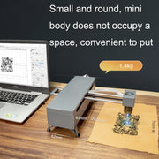 DAJA DJ7 7W Non-metal Laser Carvings Mini Marking Machine Can Cut Wood Board Paper Leather, US Plug