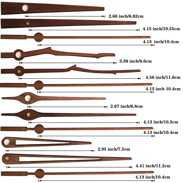 Quartz Clock Dial Repair Kit DIY Wall Clock Parts,Spec: Movement+S02 Wooden Needle - DIY Clocks by PMC TechLife | Online Shopping South Africa | PMC TechLife | Buy Now Pay Later Mobicred