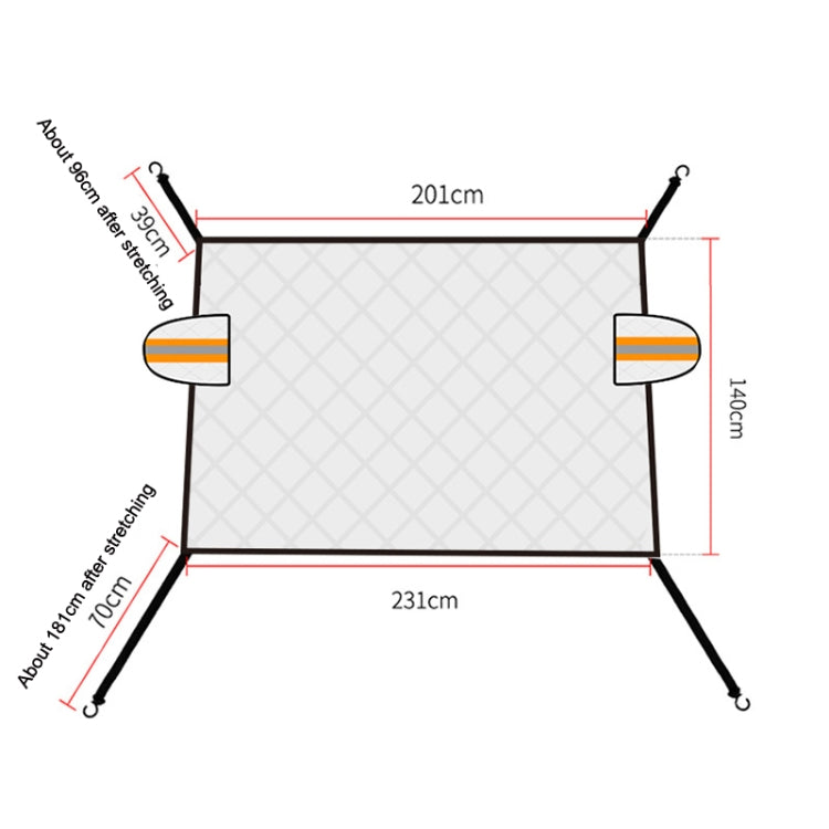 SUITU R-3945 Car Winter Front Glass Snow Shield Defrost Sunshade Thickened Car Clothing, Style: Non-magnet Quilt - free shipping - PMC Jewellery - Order now!