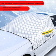 SUITU R-3945 Car Winter Front Glass Snow Shield Defrost Sunshade Thickened Car Clothing, Style: Non-magnet Quilt