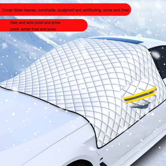 SUITU R-3945 Car Winter Front Glass Snow Shield Defrost Sunshade Thickened Car Clothing, Style: Non-magnet Quilt