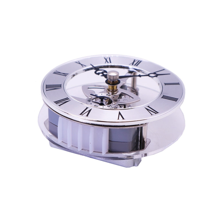 Metal See-through Quartz Clock Gear Clock DIY Accessories 86mm Silver Movement - DIY Clocks by PMc TechLife | Online Shopping South Africa | PMc TechLife | Buy Now Pay Later Mobicred