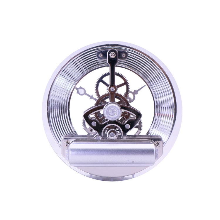 Metal See-through Quartz Clock Gear Clock DIY Accessories 86mm Silver Movement - DIY Clocks by PMc TechLife | Online Shopping South Africa | PMc TechLife | Buy Now Pay Later Mobicred