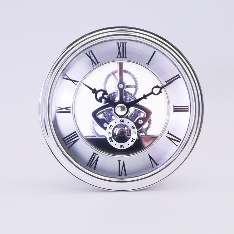 Metal See-through Quartz Clock Gear Clock DIY Accessories 97mm Silver Clock Head - DIY Clocks by PMc TechLife | Online Shopping South Africa | PMc TechLife | Buy Now Pay Later Mobicred