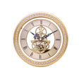 Metal See-through Quartz Clock Gear Clock DIY Accessories 148mm Golden Clock Head - DIY Clocks by PMc TechLife | Online Shopping South Africa | PMc TechLife | Buy Now Pay Later Mobicred
