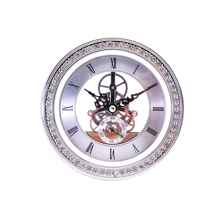 Metal See-through Quartz Clock Gear Clock DIY Accessories 148mm Silver Clock Head - DIY Clocks by PMc TechLife | Online Shopping South Africa | PMc TechLife | Buy Now Pay Later Mobicred