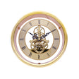 Metal See-through Quartz Clock Gear Clock DIY Accessories 149mm Golden Clock Head - DIY Clocks by PMc TechLife | Online Shopping South Africa | PMc TechLife | Buy Now Pay Later Mobicred