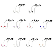 Multifunctional Car Seat Hooks With Diamond Inlay(Blue)