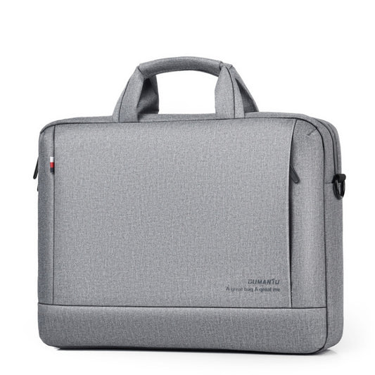 OUMANTU 020 Event Computer Bag Oxford Cloth Laptop Computer Backpack, Size: 13 inch(Light Gray) - free shipping - PMC Jewellery - Order now!