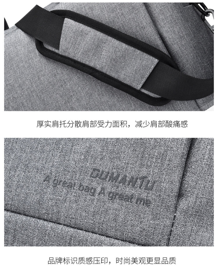 OUMANTU 020 Event Computer Bag Oxford Cloth Laptop Computer Backpack, Size: 13 inch(Dark Gray)