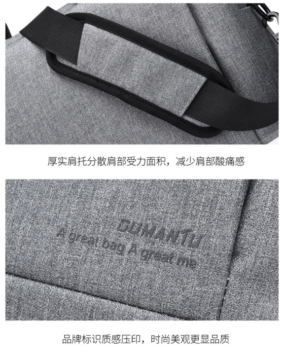 OUMANTU 020 Event Computer Bag Oxford Cloth Laptop Computer Backpack, Size: 14 inch(Light Gray)
