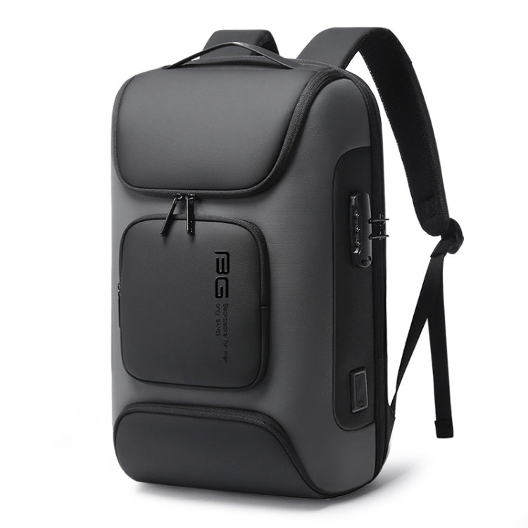 BANGE  BG-7216plus Antitheft Waterproof Travel Men Backpack 15.6 Inch Laptop Bag(Grey) - free shipping - PMC Jewellery - Order now!