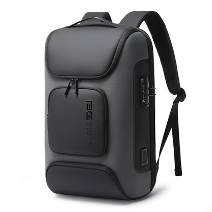 BANGE  BG-7216plus Antitheft Waterproof Travel Men Backpack 15.6 Inch Laptop Bag(Grey) - free shipping - PMC Jewellery - Order now!