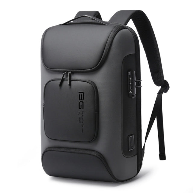 BANGE  BG-7216plus Antitheft Water-resistant Travel Men Backpack 15.6 Inch Laptop Bag(Grey)