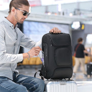 BANGE  BG-7216plus Antitheft Water-resistant Travel Men Backpack 15.6 Inch Laptop Bag(Grey)