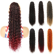 LSDP22 Drawstring Long Curly Wig Ponytail Mesh Curly Ponytail(4)