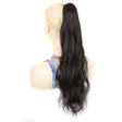 P96 Clip-On Wig Long Ponytail Water Ripple Long Curly Wig(4) - free shipping - PMC TechLife - Order now!