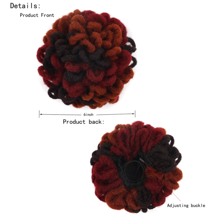 LSFBZB Drawstring Dreadlocks Wig Caterpillar Dreadlock Shaggy Hair Bun, Spec: 30 - free shipping - PMC TechLife - Order now!