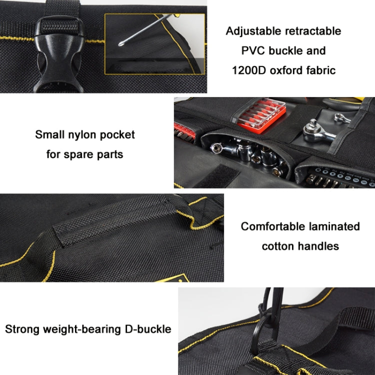 WINHUNT WH005 Rolling Multifunctional Padded Canvas Storage Tool Kit(68.5x36cm) - Storage Bags & Boxes by WINHUNT | Online Shopping South Africa | PMC Jewellery | Buy Now Pay Later Mobicred