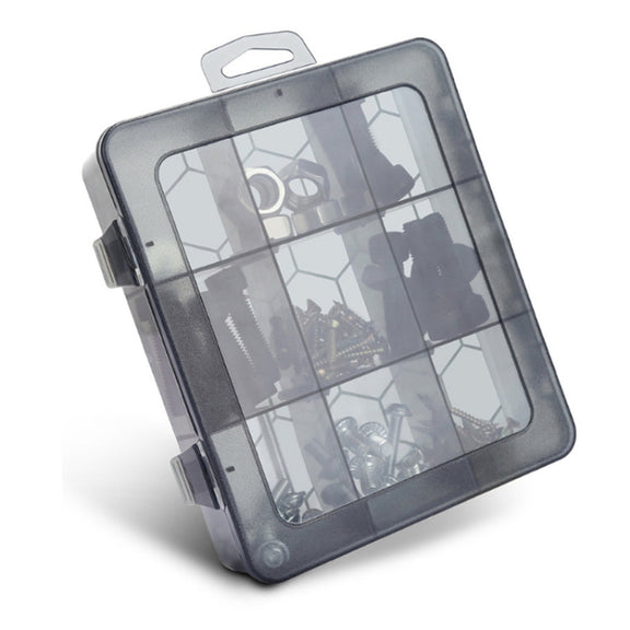 Multi-Compartment Sorted Electronic Parts Organiser, Specifications: 15 Grid