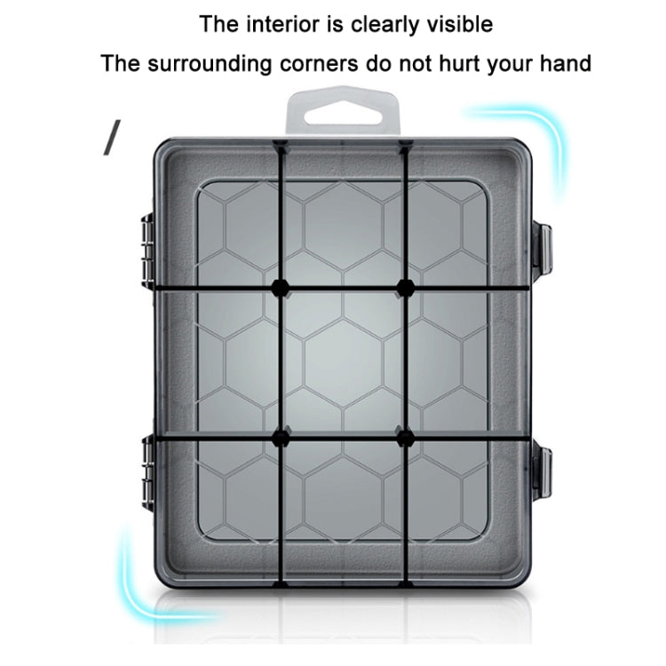 Multi-Compartment Sorted Electronic Parts Organiser, Specifications: 24 Grid