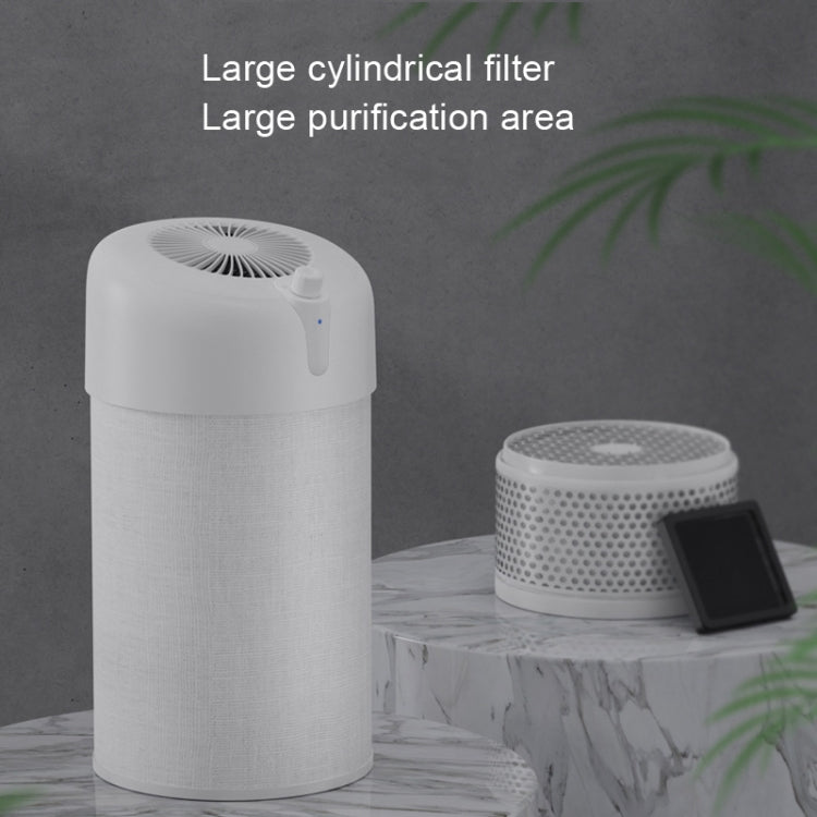 NBO-KJ290 Ultraviolet Air Purifier Desktop HEPA Air Disinfection Machine, US Plug(White)