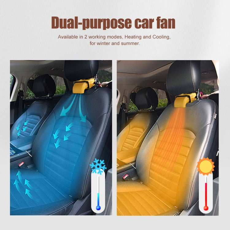 Car 12V Heater Defrost Snow Defogger, Color: Yellow Dual Use - Heating & Fans by PMC TechLife | Online Shopping South Africa | PMC TechLife | Buy Now Pay Later Mobicred
