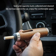 Car Smoking Multifunctional Anti-Flying Ashtray(Beechwood Silver)