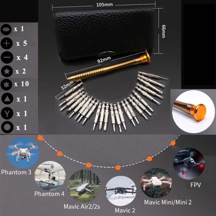 CQT Drone Repair Screwdriver Set For DJI Mavic3 / Mini / Mini 2 / Air2 / Air2S / FPV / Phantom3 / 4 / Mini3 / 4Pro(912063) - Tools by CQT | Online Shopping South Africa | PMC Jewellery | Buy Now Pay Later Mobicred