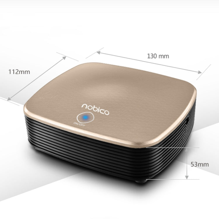 Nobico J007 USB Negative Ion Car Air Purifier, Style: English Modle(Water Pattern Gold) - free shipping - PMC Jewellery - Order now!