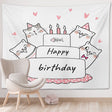 Happy Birthday Photo Backdrop Party Decoration Tapestry, Size: 150x130cm(GT56-2) - Cartoon by PMC TechLife | Online Shopping South Africa | PMC TechLife | Buy Now Pay Later Mobicred